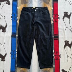 Vintage Y2K Levi’s Silvertab Baggy Fit Black Denim Jeans Size 34x30 Grunge Skate